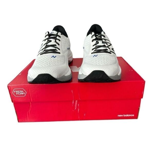 New Balance Fresh Foam Men's White Running Shoes - Picture 2 of 11